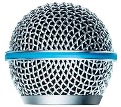 Shure RK 265G Ersatzkorb für Beta 58 Mikrofon, Silber/Grau