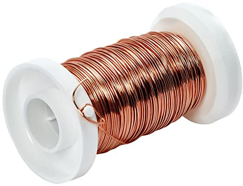 GLOREX Kupferdraht 0,4 mm, 40 m, Draht, Braun, 9 x 8.69 x 3.2 cm, 1 Einheiten