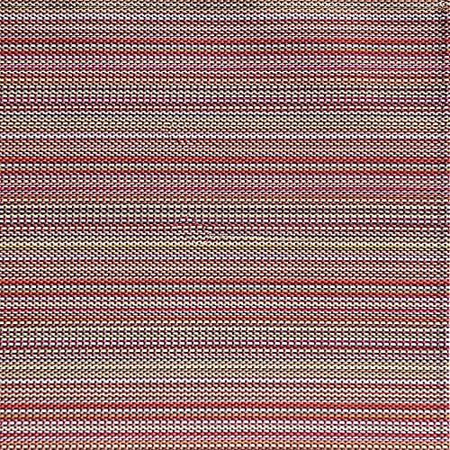 APS 60510 Sets von 6 Feinband-Platzdeckchen, 45 x 33 cm, LINIEN Orange/Rot