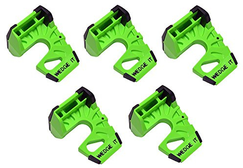 Wedge-It - The Ultimate Door Stop - Lime Green (5 Pack)
