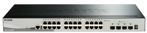D-Link DGS-1510-28X Smart Switch Gigabit Gestito per Stack da 28 Porte + 4 Porte 10G