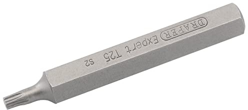 Draper 33359 TX-Star T25 Insert Bits for Mechanic’s Bit Sets, 75 mm Length
