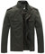 WenVen Homme Bomber Militaire Classique Veste d'Extérieur Veste Légère Casual Blouson en Coton Manteau Zippé Coupe-Vent Veste Multipoches Elégante Vert Militaire S