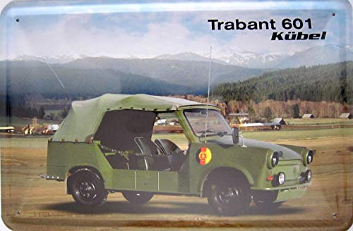 vielesguenstig-2013 Blechschild 20x30cm - Trabant Kübel 601 Kübel Trabi DDR Ostalgie
