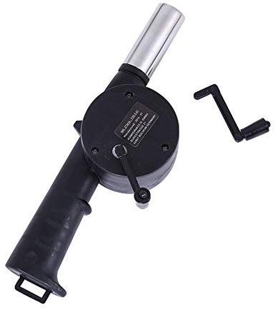 Kuizhiren1 Tragbarer Mini-Handkurbel Kochen BBQ Gebläse Gebläse BBQ Gebläse manuell Kurbel Kamin Outdoor Picknick Camping Grill Gebläse Feuer Werkzeug