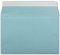 50 gerippte Briefumschläge DIN C6 Hellblau - 11,4 x 16,2 cm - 100 g/m² Post-umschlag ohne Fenster Haftklebung mit Abziehstreifen - Colours-4-You