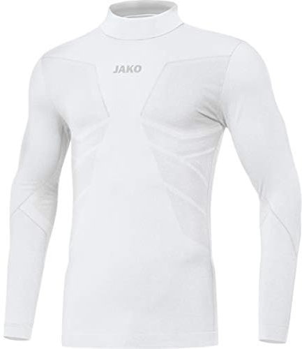 JAKO Comfort 2.0 Turtleneck Weiss, S Unisex
