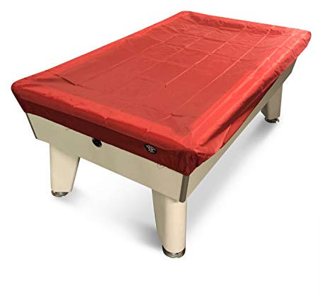 Jonny 8 Ball 7ft Fitted Nylon Snooker Pool Table Cover - RED