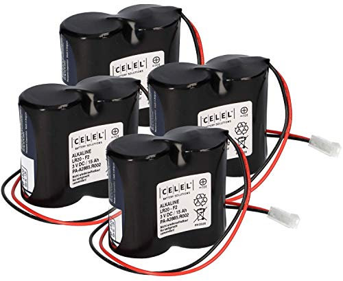 4er Set Batterie kompatibel ABUS Security-Center für 2WAY-Funk-Außensirene 3V ABUS FU2986 FU8220 FU8222 FUSG50000