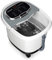 COSTWAY Bain de Pieds Hydromasseur avec Chauffage Rapide, Masseur Pieds 500W 6 Rouleaux avec Température 35°C-48°C, Douche Réglable et Antibactérienne pour Détendre Pieds (Gris)