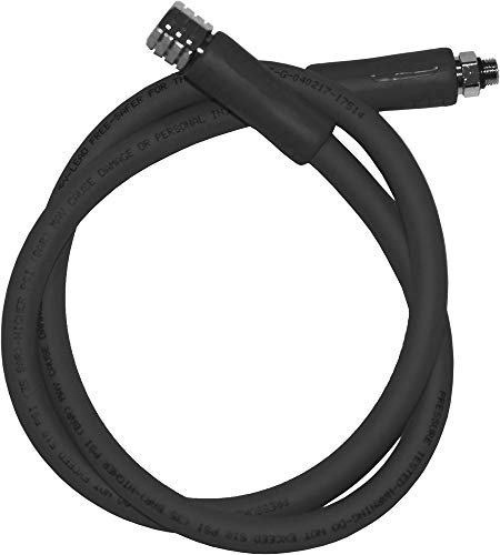 Cressi LP Hose Safeflex Only for T10 Cromo SC/Galaxy Ad.R, Frusta BP per Erogatore T10 Cromo SC Galaxy Ad.R, Adulto Unisex, Nero, 210 cm