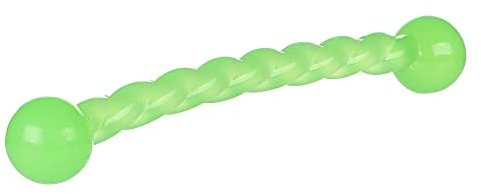 Ministry of Pet M.O.P Strong Flexible Dog Fetch Toy, Durable Material, Glow in the Dark Throw & Fetch Toy - For Small Dogs, Green