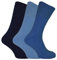 THMO Thermo Socken Bambus für Winter Herren und Damen | Warm Schwarz Thermosocken (45-50, Blau)