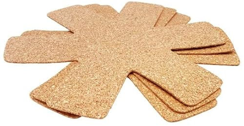 Pfannenschutz aus Kork 3er Set | nachhaltiger Pfannenschoner zum Stapeln | Küchenhelfer für große und kleine Pfannen | zuschneidbar | vegan und ökologisch | Naturmaterial aus Portugal