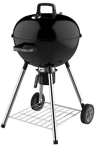 Nexgrill Premium 22 Charcoal Kettle Grill, Perfect for Outdoor Cooking & Grilling, Camping, Patios, BBQs, Tailgating, Black, 810-KY002