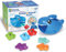Learning Resources Steve, el tiburón Que Captura y chapotea, 7 Piezas, 18 Meses, Juguetes didácticos para niños pequeños, Juguetes para bebés, bañera para niños, Juguetes para la Piscina, Juguete