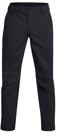 Under Armour Men's Enduro Elite Flat Front Pants, (001) Black / / Black, 32/34