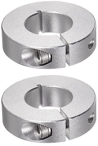 QUARKZMAN 2pcs Bague de Réglage Bague Arrêt d'axe Butée Arbre Collier Diviser 22mm Alésage Aluminium Alliage, 45mm OD, 12mm Largeur pour Roue Brouette Pont Boîte Vitesses Anodisation