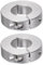 QUARKZMAN 2pcs Bague de Réglage Bague Arrêt d'axe Butée Arbre Collier Diviser 22mm Alésage Aluminium Alliage, 45mm OD, 12mm Largeur pour Roue Brouette Pont Boîte Vitesses Anodisation