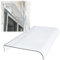 Vordach für Haustür Transparent Polycarbonat Haustürvordach Balkon Überdachung Pultbogenvordach Fenster Markisen 40cm 50cm 70cm 90cm 100cm 110cm 120cm 140cm (Size : 50x370cm)