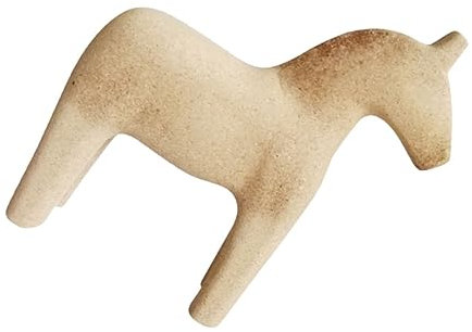 Abaodam 1Stk Trojanisches Pferd Baby-Dekorationen Spielset für Kinder Kinderhandwerk Pferdeverzierung aus Holz Schaukelpferd Spielzeug unfertiges Schaukeln Pferdeverzierungen DIY-Ornamente