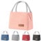 XhjzgcTech Lunchtasche Isolierte Lunchbox Bag,Wasserdicht Vespertasche,Kühltasche Herren Damen,Tragbar wasserdichtes Lunch Tasche für Frauen Männer Arbeit Schule Büro Picknick Snackbeutel (Rosa)