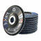 Merryland Dischi Lamellari 125 Ferro Metallo per Smerigliatrice Angolare, 125mm Grana 60 T29 Disco Lamellare 10 Pezzi, Corindone Zirconio Blu Acciaio INOX Dischi Abrasivi, Craft-Line FC1108314-10