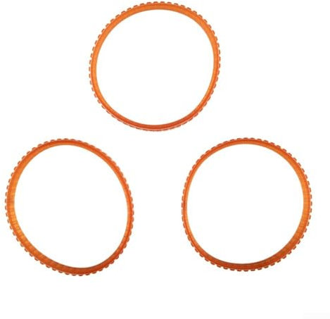 Lot de 3 courroies d'entraînement pour rabot électrique longue durée, transmission fluide, circonférence 238 mm, largeur 9 6 mm