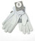 LIVLIG Gartenhandschuhe Damen Leder, Rosenhandschuhe aus Leder, Arbeitshandschuhe Damen, Hellgrau - Größe S