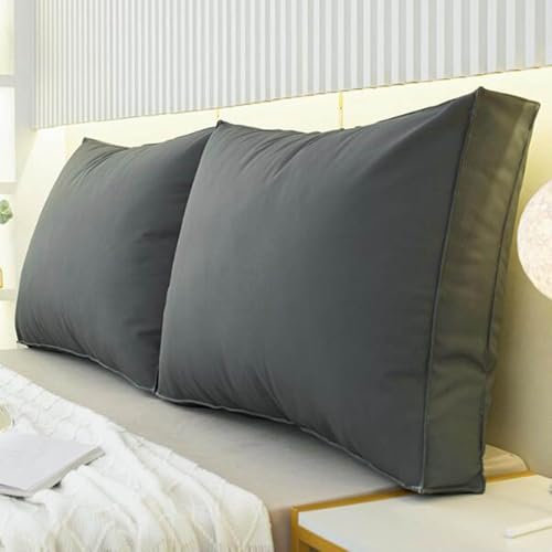 Hoowarm Rückenstützkissen Großes Rückenkissen Bett Weich Lesekissen und Rückenteil Kissen für Bett und Couch Rückenpolster Abnehmbar Outdoor Bank Lendenkissen Bürostuhl Kissen(B,80x50/31x19in(1pc))