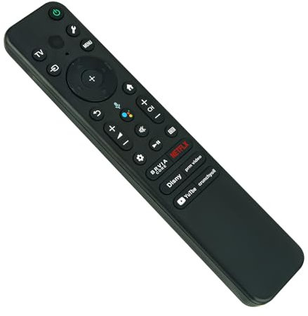 RMF-TX810U Replacement Voice Remote Control Fit for Sony 2023 HDR 4K Bravia Smart TV Series KD-55X80L KD-65X77L KD-65X80L KD-75X77L KD-75X80L KD-85X77L XR-55A80CL XR-55A80L XR-55X90L SUB RMF-TX811D