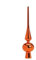 JOYUE Weihnachtsbaumspitze Glas Matt Orange 26 cm - Christbaumspitze Christbaumschmuck, Weihnachtsdeko Baumspitze Christmas Tree Topper, Weihnachtsbaum Stern Spitze