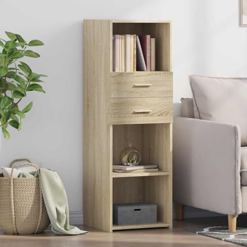 Willood Highboard Sonoma-Eiche 40x42,5x124 cm Holzwerkstoff