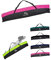 BambiniWelt by Rafael K. Skitasche [Skitasche für Kinder] Skisack für Ski Skistöcke Handschuhe Skibag Skicover Kinderskitasche (schwarz/pink, 145cm)