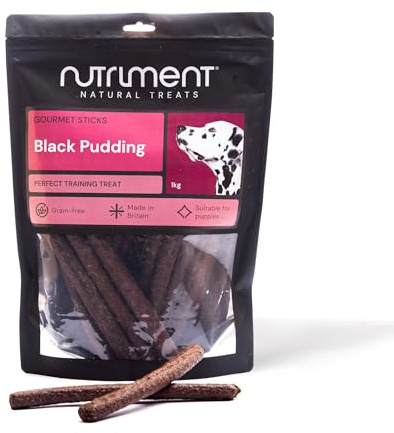 Natural Treats Gourmet Sticks Black Pudding (1kg) Grain Free Dog Chew Treat