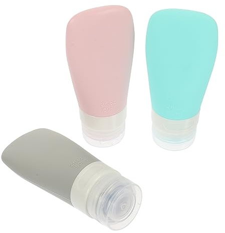 SHERCHPRY Silikonflaschen Tragbare Reiseflaschen Praktische Lotion-quetschflaschen Shampoo-behälter für Reisen und Camping Leicht Befüllbar kein Auslaufen für Urlaub und Outdoor-aktivitäten