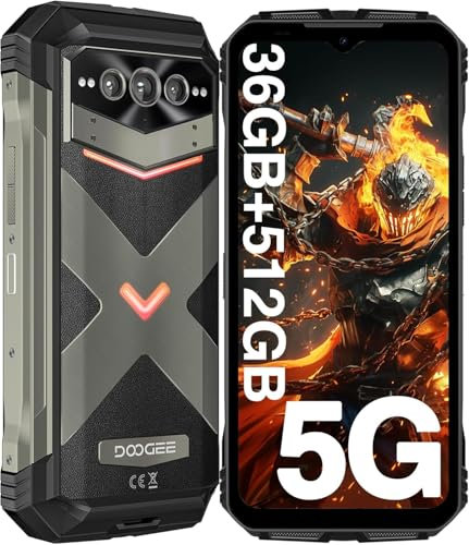 HMLZSJ V Max Plus Rugged Phone 36GB+512GB 6.58'' Android 14 Dimensity 7050 200MP Ai Camera 22000mAh NFC 5G Smartphone