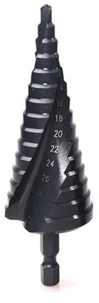 Juego de brocas escalonadas de acero de alta velocidad de 12 mm a 32 mm con revestimiento de nitruro.(3pcs Set)