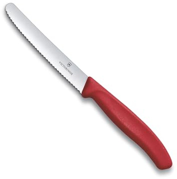 Victorinox Swiss Classic Tomato & Table Knife Wavy Red - 11cm
