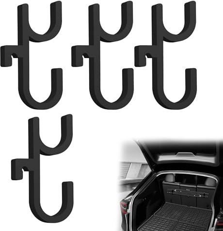 4PCS Car Boot Umbrella Holder Hook Universal | No Drilling, Auto Trunk Umbrella Holder, Storage Organizer for Car Seat, Stroller, Wheelchair, Golf Bag