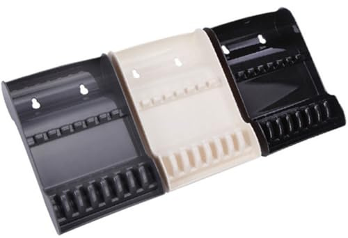 VALICLUD Boîte de Rangement Multifonction pour Ciseaux à Cheveux en Abs, Grosse Capacité pour 6 Ciseaux, Portable Coiffeurs en Salon Domicile