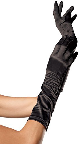 Generique - Halblange Schwarze Handschuhe