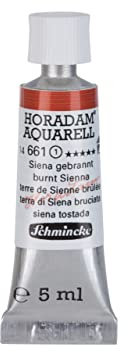 Schmincke - HORADAM® AQUARELL - aquarelle d'artiste très fine, Sienne brûlée - 5 ml