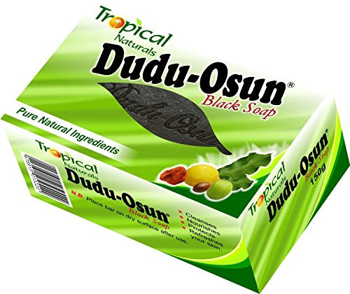 Dudu-Osun afrikanische schwarze Seife, 100 % rein, 12 Stück