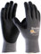 ATG 34874-10B Nitril-Arbeitshandschuh aus atmungsaktivem Schaumstoff, 12 x grau/schwarz, SIZE 10 (XL)