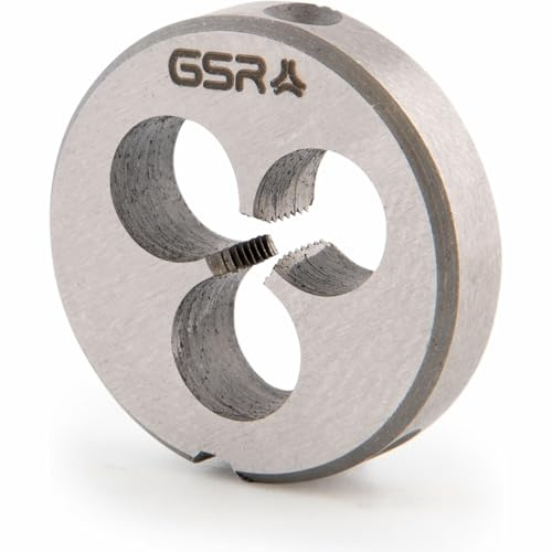 GSR Profi Miniatur Schneideisen | Gewindeschneider für Außengewinde | HSS M Form B | Für Modellbau & Uhrmacher | Metrisch | M2,2