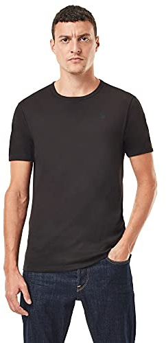 G-STAR Herren Base T-Shirt 2-Pack, Schwarz (Black D07205-124-990), XXS