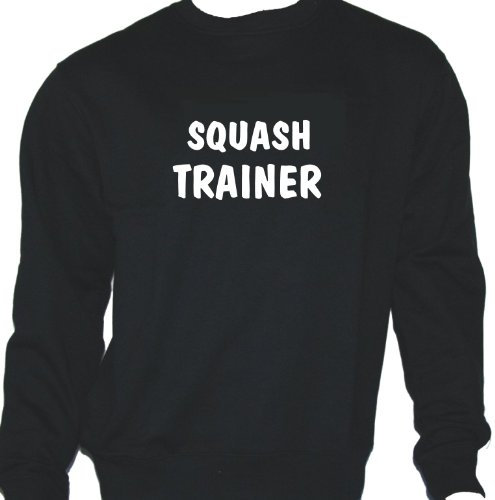 Squash Trainer; Sweatshirt schwarz, Gr. XXXL