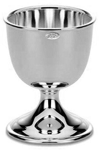 Eierbecher Palma H 5,5 cm Silber 925 Sterling. Silber Tisch-Accessoire zum Frühstück