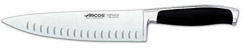 Arcos Serie Kyoto - Cuchillo Cocinero - Hoja de Acero Inoxidable Forjado NITRUM 210 mm - Mango de Polioximetileno (POM) Color Negro